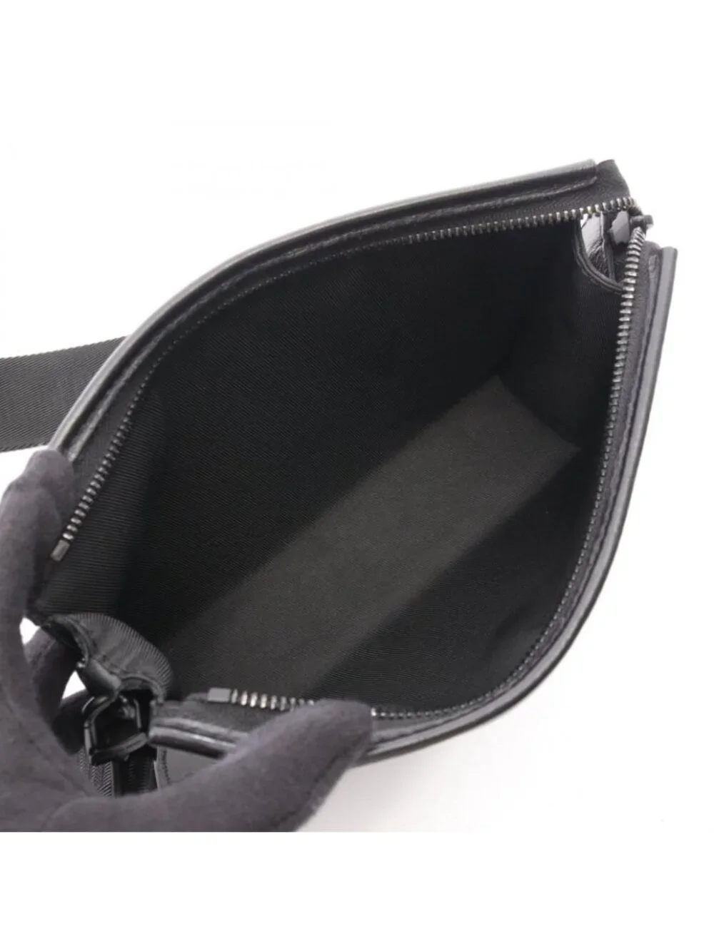 Louis Vuitton Shoulder Bag Gaston Wearable Wallet Noir Leather